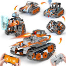 5in1 STEM Building Toys for Kids 6-14, Remote & APP Controlled Mech Robots/Heavy Tanks/Tracked Racer STEM Building Kit for Kid Science Learning, 552 Pcs DIY Building Blocks Set Gifts for Boys & Girls by TinyTreasures Baby Boutique