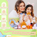 Crochet Kit for Beginners-4PCS Cat Crochet Kits for Adults, Crochet Starter Kit with Step-by-Step Video Tutorials, Crochet Animals Kits DIY Craft Knitting Kit Learn to Crochet Kits for Adults by TinyTreasures Baby Boutique