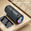 Ortizan Portable Bluetooth Speakers, IPX7 Waterproof Wireless Speaker with 24W Loud Stereo Sound, Outdoor Speaker with Bluetooth 5.3, Deep Bass, RGB Lights, Dual Pairing, 30H Playtime for Home, Party by TinyTreasures Baby Boutique