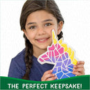Creative Roots Mosaic Unicorn Stepping Stone, Includes 7-Inch Ceramic Stone & 6 Vibrant Paints, DIY Garden Stepping Stone Kit for Kids Ages 6+ by TinyTreasures Baby Boutique