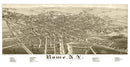 Vintage Map of Rome, New York 1886