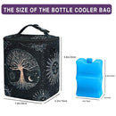 Breastmilk Cooler Bag with Ice Pack Fits 4 Baby Bottles Up to 9 Ounce Insulated Baby Bottle Bag Breast Milk Cooler on The Go with Strap Baby Bottle Cooler Bag for Nursing Mom Daycare or Travel by TinyTreasures Baby Boutique