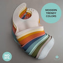Loulou Lollipop Soft, Waterproof Silicone Feeding Bib by TinyTreasures Baby Boutique