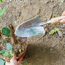 Garden Serrated Planting Trowel, Multifunctional Shovel with ash Wood and Stainless Steel Digging Trowel Transplanter by GreenHaven Gardens