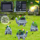 Turtle Solar Light Outdoor Garden Solar Turtle House Light Cute Turtle Garden Statue for Outdoor, Lawn Turtle with Gnome Statues Solar Light, Unique Gifts for Kindred Friend Yard Patio Decor by GreenHaven Gardens