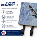 Pelican Cool Blue Water Leash or Key Holder Wall Hooks, Coat Rack Wall Mount, for Hanging Keys, Towels, Aprons, Leashes