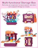 Kids Play Tent, Pop Up Play Tent Dessert Theme with Complete Toy Set, Play Toys Play Set for Kids Indoor Outdoor Pretend Play by TinyTreasures Baby Boutique