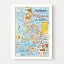 Vintage Map of Philippines 1945