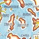 Vintage Map of Philippines 1945