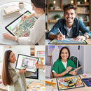 KOBAIBAN A3 Magnetic Light Box for Tracing, Rechargeable Diamond Art Light Board with Side Physical Buttons, 3 Color Light Modes Super Bright Light Pad Light Table for Drawing, Weeding Vinyl (Black) by TinyTreasures Baby Boutique