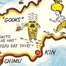 Vintage Map of Part of the Ryukyu Islands, 1945