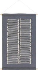 Mark&Day Wall Art, Lassing Modern Farmhouse Charcoal Macrame Tapestry Wall Hanging for Living Room, Bedroom, Office or Kitchen (36"H x 24"W) by CozyNest Decor