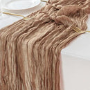 Sioloc Nude Cheesecloth Table Runner Fall Autumn Decor for Home 10ft Table Cloth for Tea Wedding Birthday Party Baby Bridal Shower Halloween Thanksgiving by CozyNest Decor