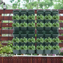 Vertical Wall Planter, Self-Watering Vertical Garden Planter Set with 36 Pots, Stackable Planters Grow Pots with Electronic Timer for Growing Veggies, Fruits, Herbs, Flowers. by CozyNest Decor
