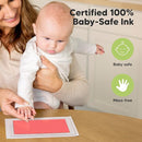 1-Pack Inkless Baby Hand and Footprint Kit - Mess Free Ink Pad for Newborn Keepsake, Dog Nose & Paw Print Kit, Clean Touch Ink Pad for Baby Hand & Footprints, Ideal New Mom Gifts (Candy Pink, J) by TinyTreasures Baby Boutique