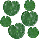 Floating Lily Pads for Ponds, 6Pcs Realistic Lily Pads Leaves Artificial Floating Foam Lotus Leaves Plastic Foam Water Lily Pads Foliage Pond Decor for Pond Pool Koi Fish Patio Aquarium by GreenHaven Gardens