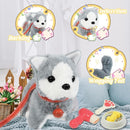 Plush Toys Walking Dog Toys That Can Walk, Bark and Wag Tail,Interactive Electronic Pet Toys Puppy with Leash,Easter Christmas Birthday Gift for Toddlers Kids by TinyTreasures Baby Boutique