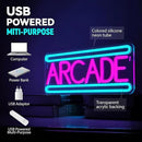 Arcade Neon Sign Arcade Neon Light for Wall Decor USB Powered Dimmable Arcade LED Neon Lights Sign for Game Room for Game Room Recreation Living Room Birthday Gift Man Cave Bedroom Decor by CozyNest Decor