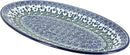 Blue Rose Polish Pottery Evergreen Magic Oval Platter by CozyNest Decor