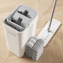 JOYMOOP Mop and Bucket Set with Wringer, Dust Mops for Floor Cleaning, Wall Cleaner with Long Handle,Wet and Dry Use - 8 Microfiber Mop Pads by CozyNest Decor