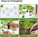 Ahopegarden Indoor Garden Hydroponics Growing System Kit: 60 Pods Vertical Garden with LED Grow Light - Plant Germination Kit Aeroponic Veggie Flower Fruit Growth with Smart Socket & Pump System by GreenHaven Gardens