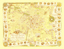 Vintage Map of Wilmington, Delaware 1938