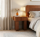 Wood End Table with Drawer