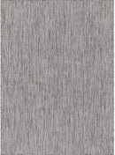 CAMILSON Outdoor Rug 8x10 Modern Area Rugs for Indoor and Outdoor Patios and Porches - Waterproof, Washable, Non-Shedding, Easy-to-Clean Outside Carpet (8 x 10, Solid - Silver Gray) by CozyNest Decor