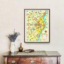 Vintage Map of St. Louis, Missouri 1940