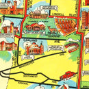 Vintage Map of St. Louis, Missouri 1940