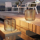 Solar Yard 2-Pack Outdoor Solar Lamp, Water-Resistant Lights for Outside Hanging Lantern Table Lamp Lights Decoration for Garden, Yard, Patio, Porch, Trees, Pathway, Natural by CozyNest Decor
