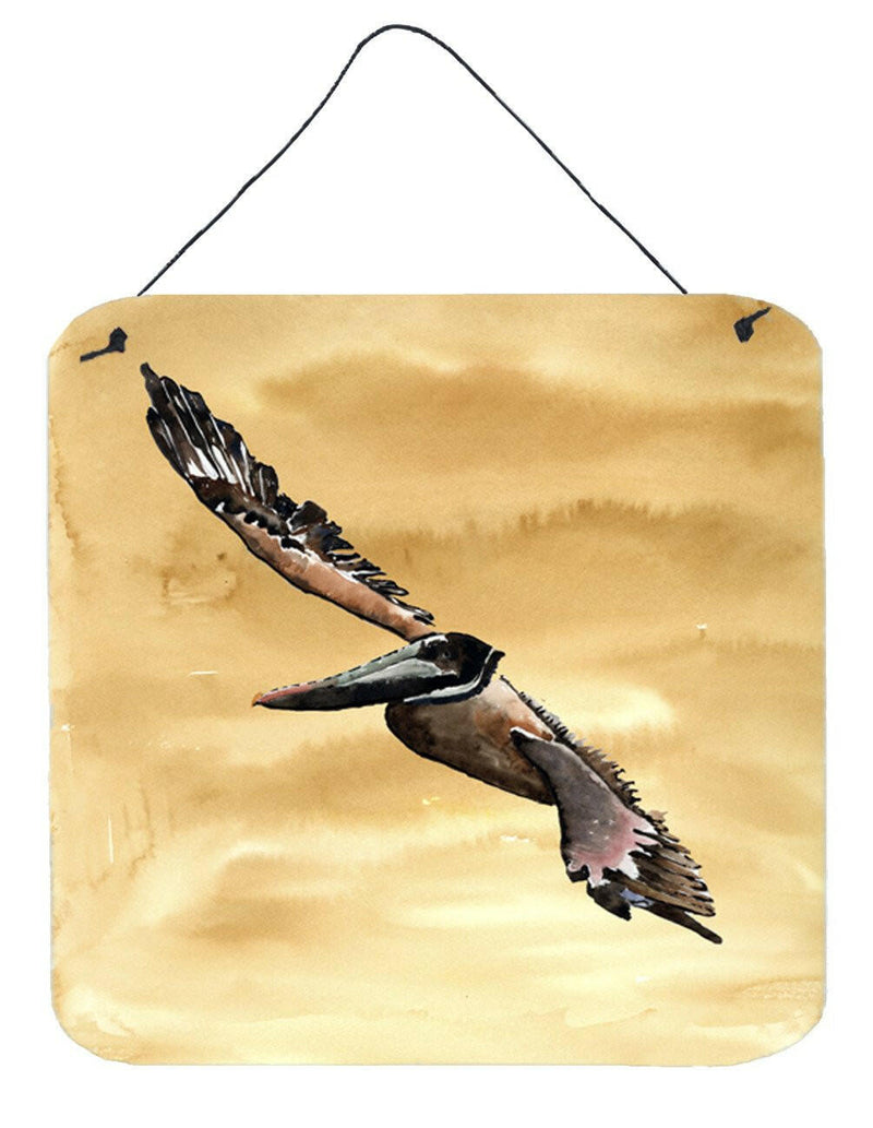 Bird - Pelican Aluminium Metal Wall or Door Hanging Prints