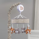 Lambs & Ivy Painted Forest Gray/Beige Fox and Bear Baby Crib Musical Mobile by TinyTreasures Baby Boutique