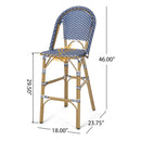 Outdoor PE Rattan French Barstool Set by HouseOfZazla