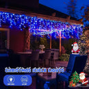 JMEXSUSS 800 LED Blue Icicle Christmas Lights Outdoor, Icicle Lights for Outside with 160 Drops, Blue Christmas String Lights Indoor Outdoor for Party Holiday Christmas Decoration by GreenHaven Gardens