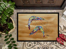 Shrimp  Sandy Beach Doormat Indoor Outdoor 24H X 36W Front Door Mat Rugs for Entryway, Non Slip Washable Low Pile,