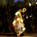 Garden Gnomes in The Hat Stood -Solar Resin Spring Bee Gnome Figurine Statue Garden Lights Outdoor Decorations Waterproof for Patio,Yard,Lawn, by GreenHaven Gardens