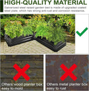 EDOSTORY Raised Bed Garden Bed Kit, 5x5x1ft Galvanized Planter Tall Raised Garden Boxes Outdoor, Large Metal Raised Garden Beds for Vegetables, Flowers, Herbs by CozyNest Decor