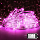 Rope Lights for Outside, 66FT 200 LED String Lights Outdoor with Waterproof 8 Modes, Flexible and Connectable Plug in Fairy Light for Indoor Patio Pool Garden Party Wedding Decorations, Pink by GreenHaven Gardens