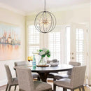 31.5" Black Gold 16-Light Globe Sputnik Chandelier Modern Industrial Adjustable Hanging Ceiling Pendant Light Fixture for Entryway Foyer Stairway Dining Living Room Hallway by CozyNest Decor