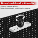 Pegboard Panels 8 Packs Metal Black, Heavy Duty Steel Peg Boards Wall Tool Organizer with Screw for Garage, Tool Storage, Office Organization, Craft Room, Kitchen by GreenHaven Gardens