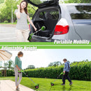 21V Electric Weed Wacker Eater Battery Powered, Cordless Weed Trimmer with 2 Battery Operated & Wheels, 3 in 1 Lightweight Grass Trimmer/Edger/Brush Cutter for Garden Yard Lawn by GreenHaven Gardens