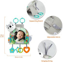 Car Seat Toy, Car Mirror for Baby, Baby Mirror for Car, Baby Car Mirror for Baby Rear Facing, Travel Baby Activity Center with Hanging Engaging Toys for infants Babies 0-6-12-18 Months Boy Girl by TinyTreasures Baby Boutique