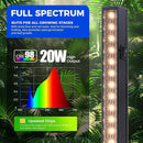 Barrina T5 Grow Lights for Indoor Plants, 4FT 160W (8 X 20W) Plant Grow Lights Indoor with Magnetic Bar, Linkable Plant Growing Lamps with Black Cover, Plug and Play, Yellow, 8 Packs by GreenHaven Gardens
