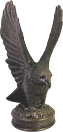 EMSCO Group Freedom Eagle Statue – Natural Bronze Appearance – Made of Plastic Resin – 32” Height by GreenHaven Gardens