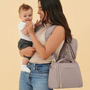 JuJuBe New Insulated Bottle Bag, Breastmilk Storage Bag for Baby Bottles, Insulated Waterproof Lunch Bag or Cooler Bag for Nursing, Milk, Food, Baby Formula, Snacks, Daycare, Taupe, Mother's Day Gift by TinyTreasures Baby Boutique