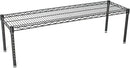 Omega Products Corporation 24" Deep x 30" Wide x 14" High Black Stationary Dunnage Rack by CozyNest Decor