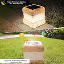2 Pack Solar Garden Lights, Fake Rock Lights for Outdoor Pathway Yard, Solar Waterproof Decorative Rocks Lantern for Landscape Decor Brown by GreenHaven Gardens