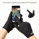 COOLJOB Thorn Proof Garden Gloves with Touchscreen Fingers for Men, Rose Pruning Work Gloves with Palm Cushion for Gardener, Farmer and Landscaper (Black 1 Pair Large) by GreenHaven Gardens