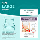 BraceAbility Pelvic Pro Support Belt - Patented, Original Prolapsed Uterus Brace for Women Treating Dropped Bladder, Uterine Prolapse, Vulvar Varicosities, Postpartum, Symphysis Pubis Dysfunction (L) by TinyTreasures Baby Boutique
